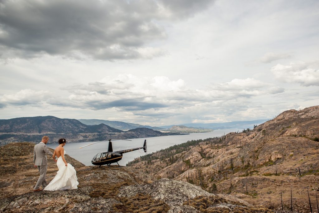 Helicopter Elopement Photography Proposal Engagement