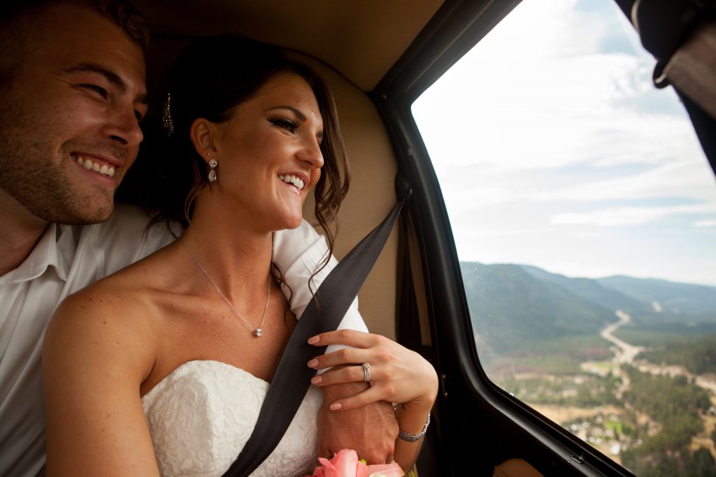 Helicopter Elopement Photography Proposal Engagement